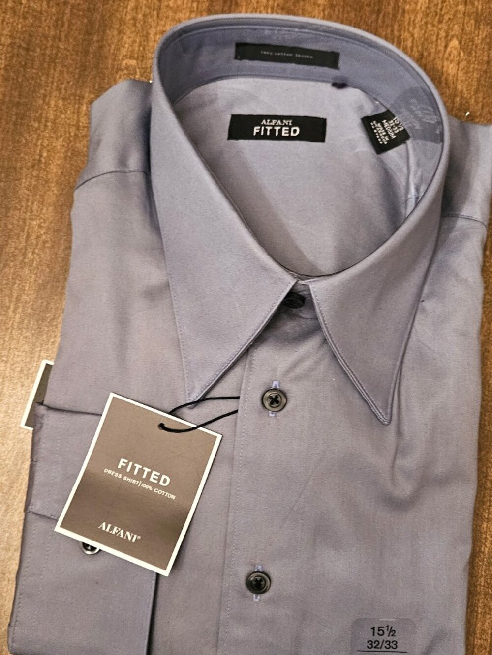 Alfani Men's Dress Shirt - Blue